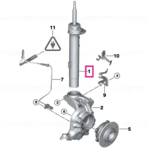 Cumpără acum Left front spring strut - BMW