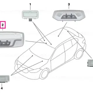 Interior reading light LED front - BMW Reducere
