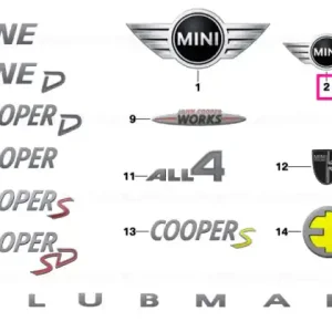 MINI badge rear - BMW - Mini Preț mic