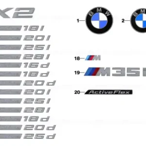 Lettering X DRIVE 20I - BMW Livrare expres