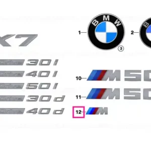 Popular Emblem -M- - BMW