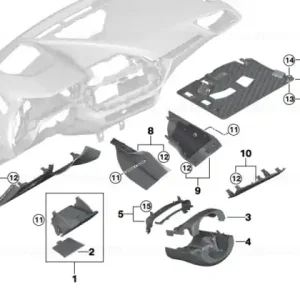 Ornament picioare pasager - BMW Reduceri