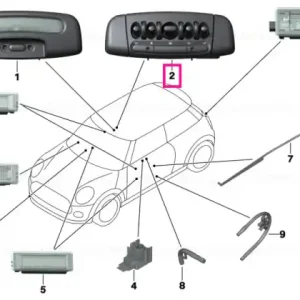 Interior light, front HIGH - BMW - Mini Reduceri