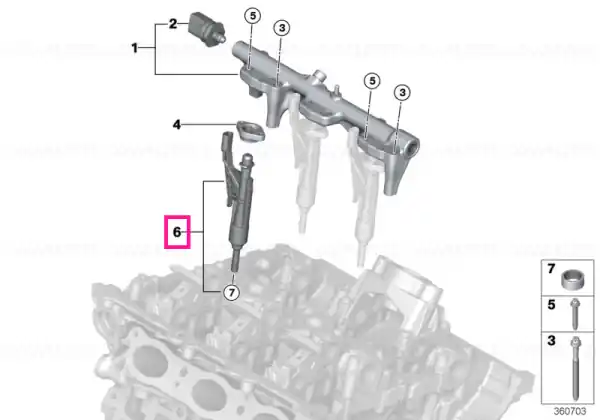 Disponibil imediat RP injector - BMW