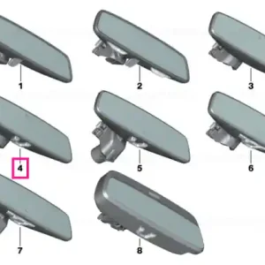 Rearview mirror EC / LED - BMW Chilipir