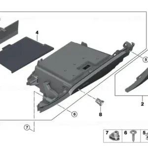 Glove box SCHWARZ - BMW Bestseller