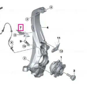 Holder acceleration sensor right front - BMW Cel mai bun preț