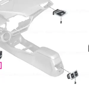Fresh-air vent, driver's side - BMW Disponibil imediat