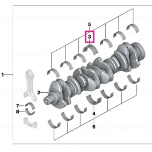 Preț promoțional Guide-bearing shell green 59,50MM(+0,50) - BMW