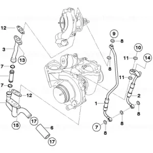 Lichidare de stoc Connection pipe - BMW
