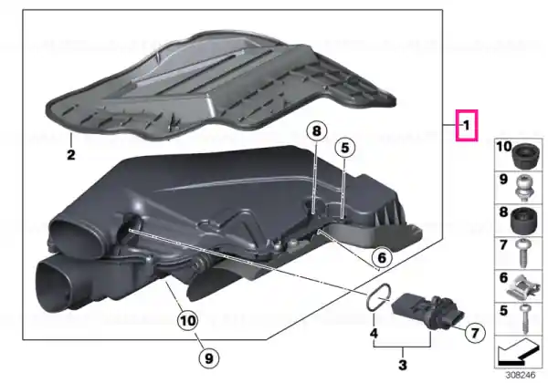 Preț promoțional Intake silencer 1-4 - BMW