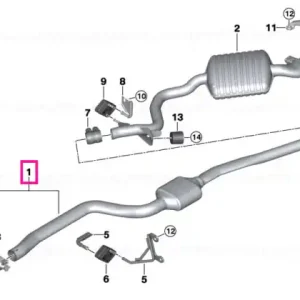 Ofertă specială Front silencer - BMW