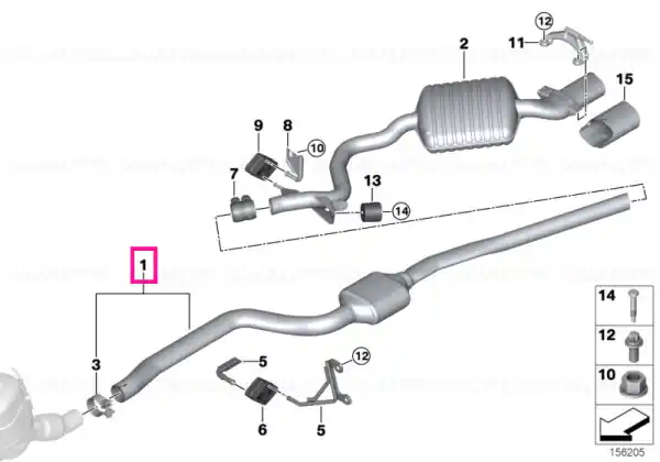 Ofertă specială Front silencer - BMW