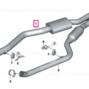 Centre muffler ZYL. 1-8 - BMW Cel mai vândut