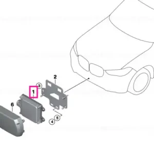 Ultima șansă Senzor radar față FRR-02 - BMW