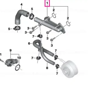 Plată sigură Coolant line - BMW Motorrad