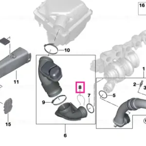 Clip arc fixare D61 - BMW Disponibil imediat