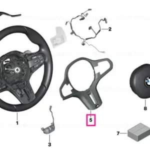 Comandă acum Decorative trim, steering wheel - BMW