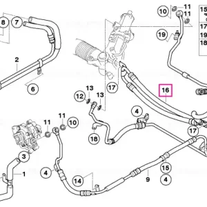 Return pipe - BMW Livrare gratuită