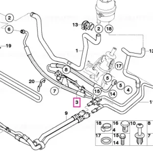 Expansion hose - BMW - Mini Preț promoțional