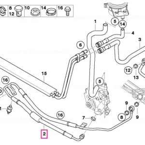 Expansion hose - BMW Retur ușor
