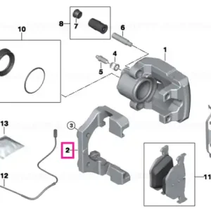 Disponibil imediat Calliper carrier - BMW