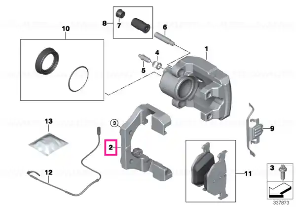 Disponibil imediat Calliper carrier - BMW