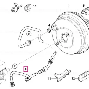 Vacuum pipe - BMW Doar azi