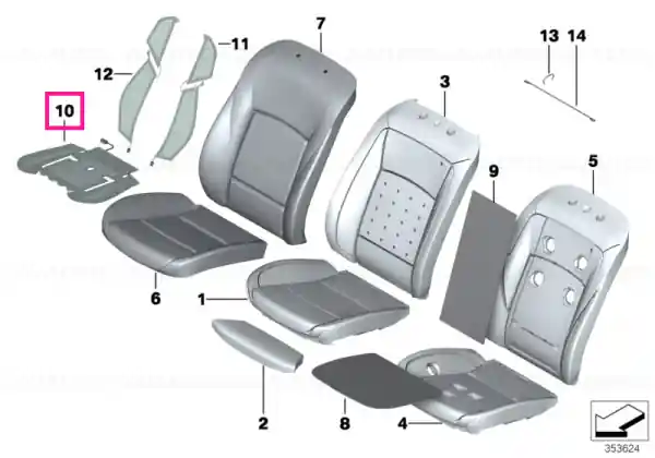 Doar azi Seat heating, seat surface, A/C - BMW