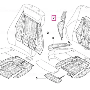 Vezi acum Heating element, backrest bead, left - BMW