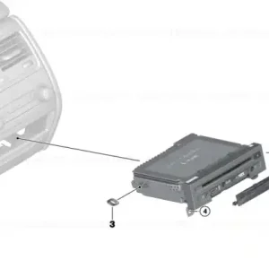 Exchange DVD player rear passenger comp. - BMW Nu rata