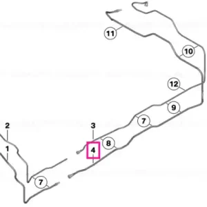 Preț redus Feed line, rear - BMW
