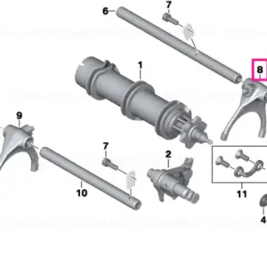 Reducere specială Shifting fork 1st and 2nd gear - BMW Motorrad
