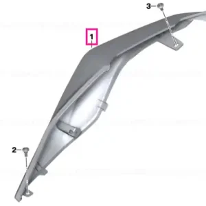 Rear lateral part, right ROHTEIL / BLANK - BMW Motorrad Retur ușor