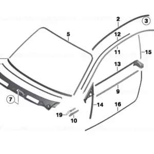 Preț mic Grille w chrome frame, left ALPINWEISS - BMW