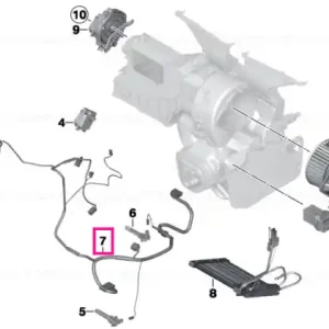Heater/air conditioning wiring set - BMW - Mini Livrare gratuită