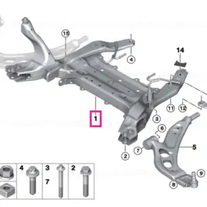 Expediere rapidă Front axle support - BMW