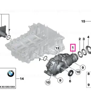 Exch-front differential I=3,15 - BMW Expediere rapidă