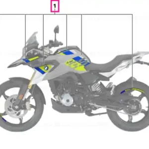 Sticker set GS DESIGN G310 - BMW Motorrad Livrare rapidă