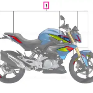 Nu rata Sticker set DESIGNSTREET - BMW Motorrad