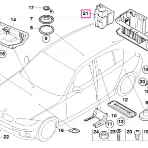 Foam insert, multifunction tray - BMW Preț redus