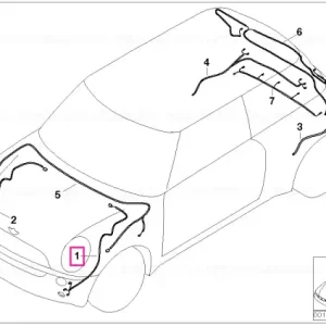 Popular Front left repair wiring set - BMW - Mini