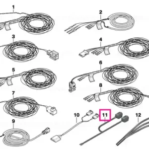 Rep. cable, airbag, belt retractor - BMW Ofertă limitată