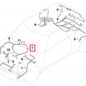 Mai ieftin Rep.cable, autom.transm.,cpl.wrg.harness - BMW - Mini