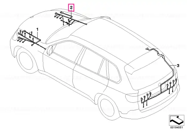 Livrare rapidă Front right repair wiring set - BMW