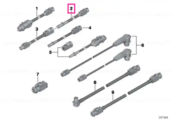 HSD wire L= 3900 MM - BMW Premium