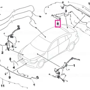 Set cablaj reparație capotă - BMW Cumpără online