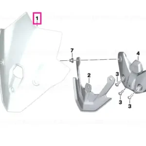 Vezi acum Windshield, high - BMW Motorrad