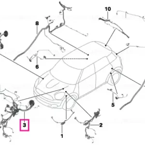 Cumpără online Rep. wiring harness, front sector, left - BMW - Mini