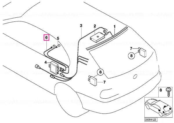 Reducere extra Antenna cable Diversity - BMW